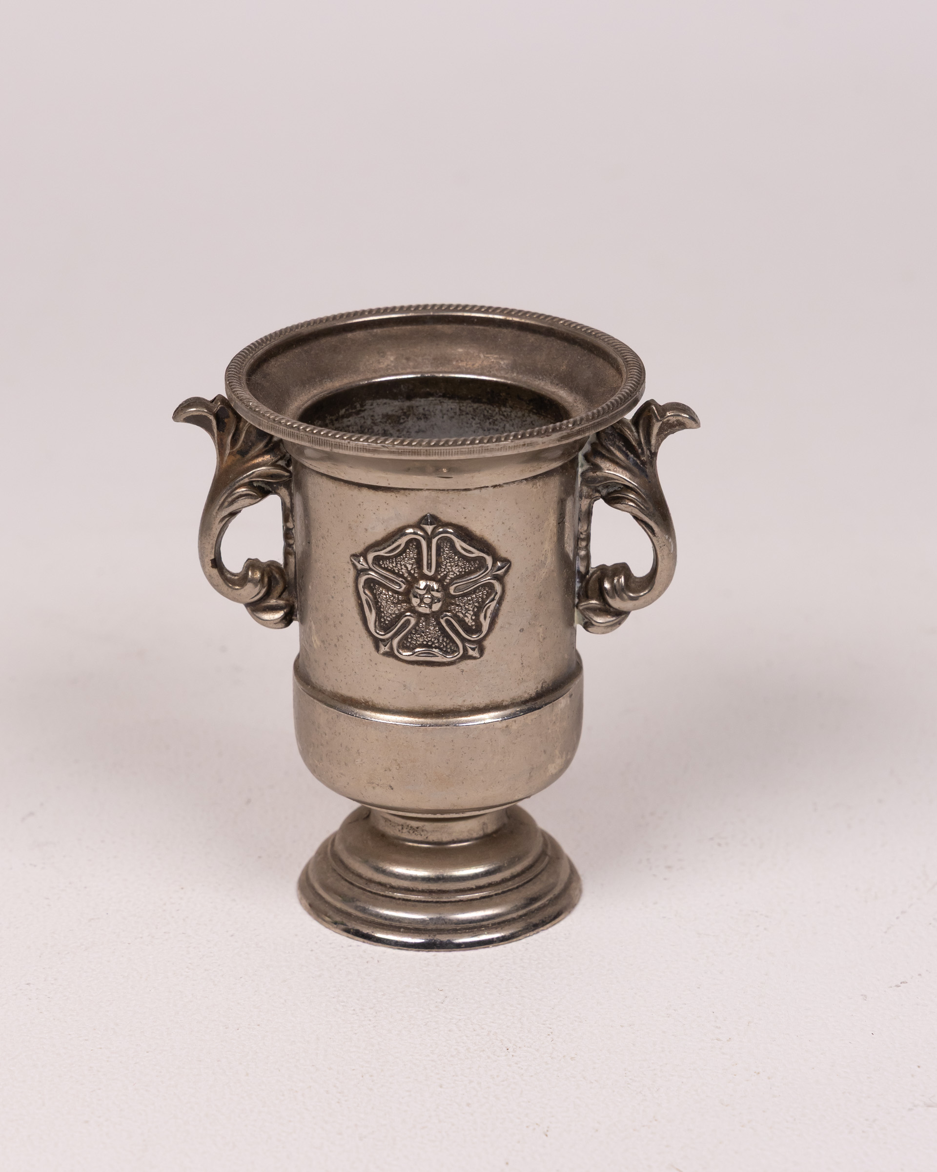Vintage Silver Plated Miniature Trophy Cup Trinket Box, Made in England