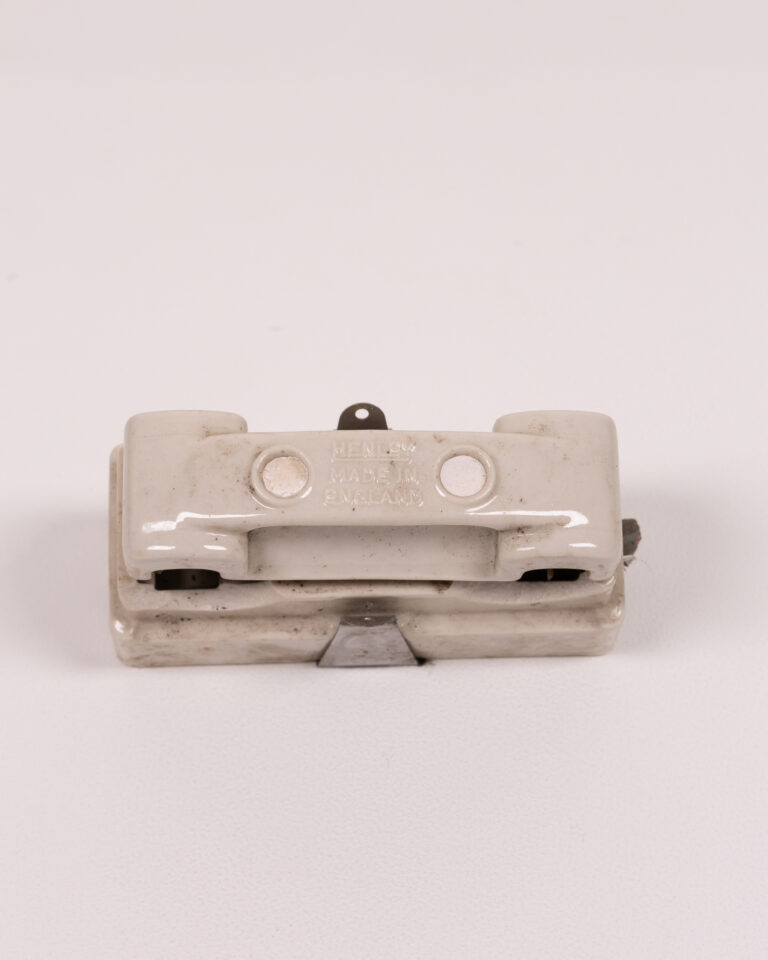 Vintage Henley Ceramic Electrical Fuse Box / Isolator Switch - Salvage