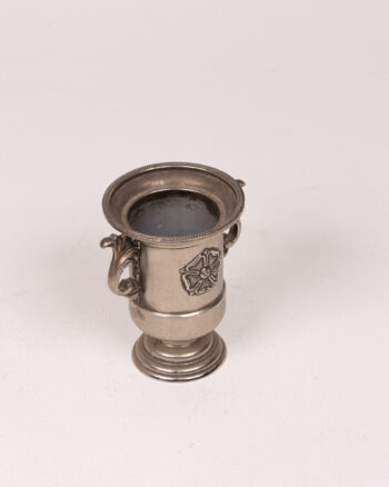 Vintage Silver Plated Miniature Trophy Cup Trinket Box, Made in England