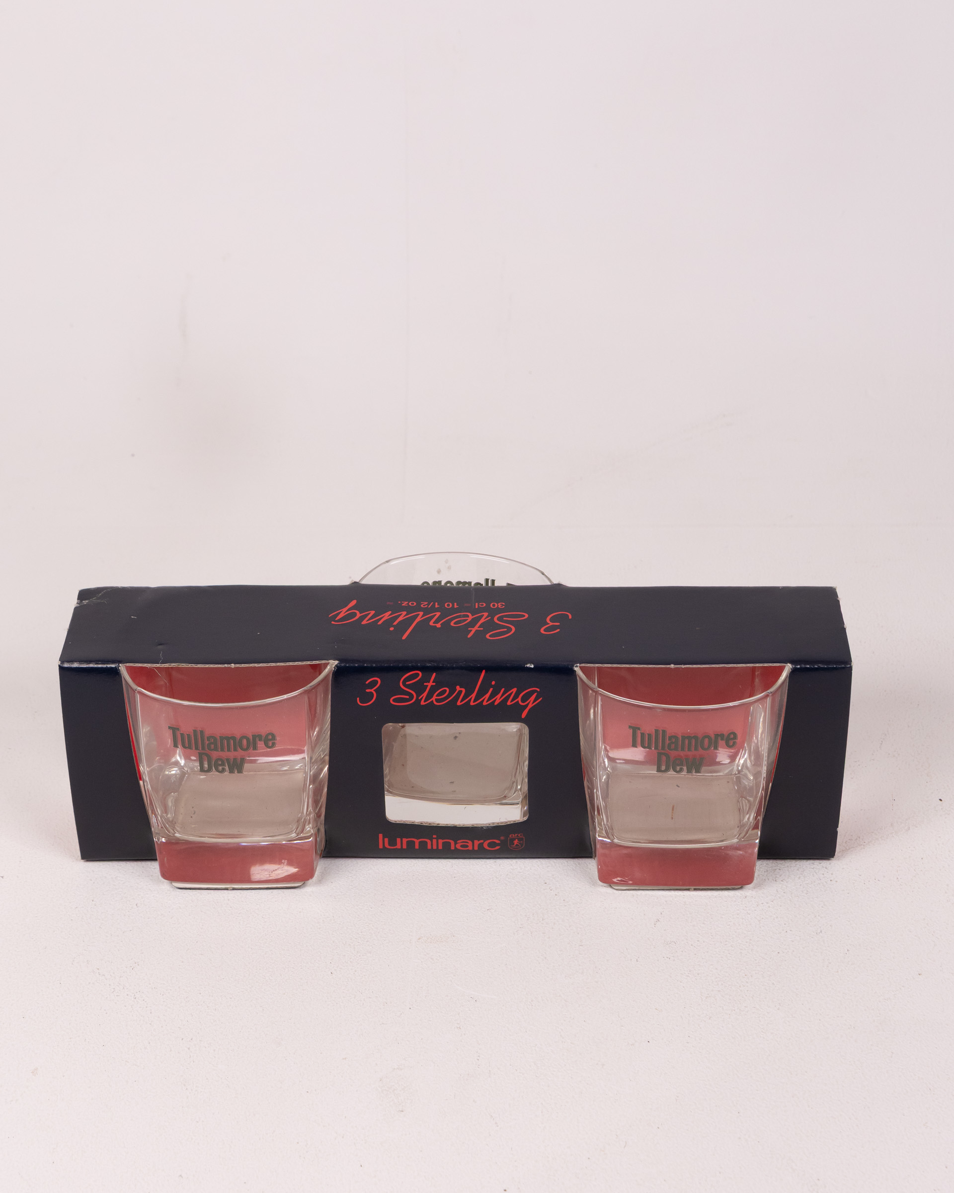 Luminarc Tullamore Dew Whisky Glasses with Original Box