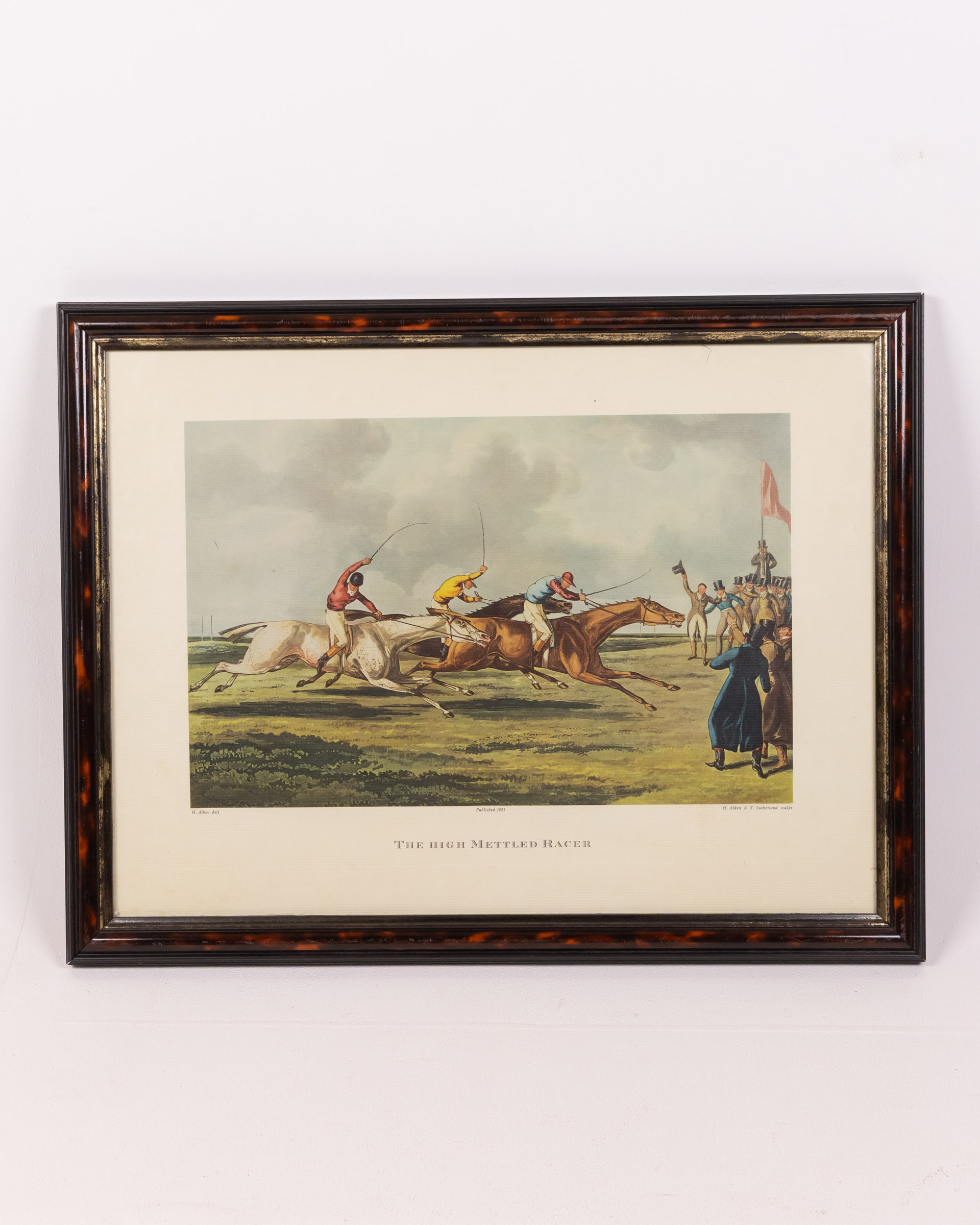 ‘The High Mettled Racer’ Framed Sporting Print, After Henry Alken, 1821