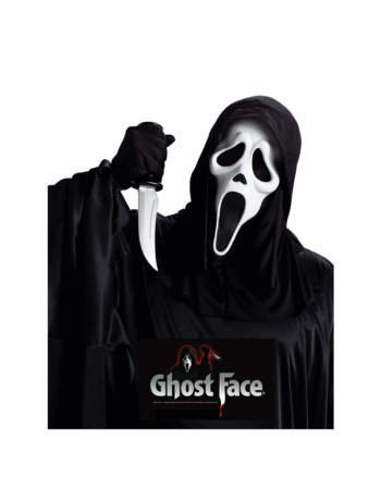 Ghost Face Mask with Knife Set