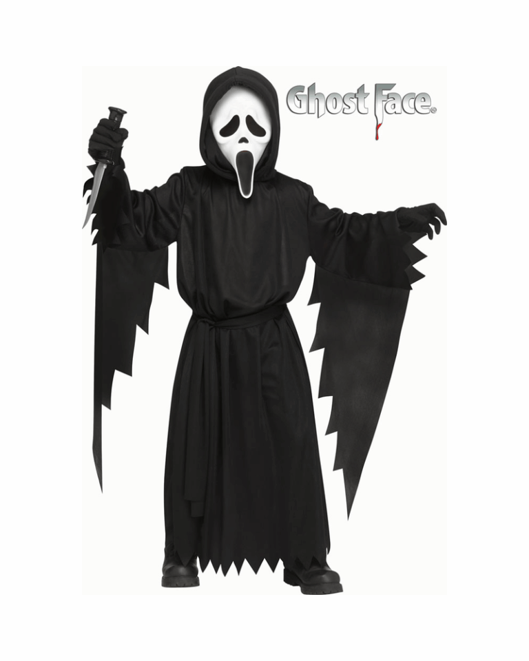 Ghost Face Toddler Costume with Hooded Robe