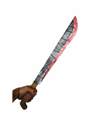 Bloody Machete Foam Weapon – Movie Prop/Halloween Accessory