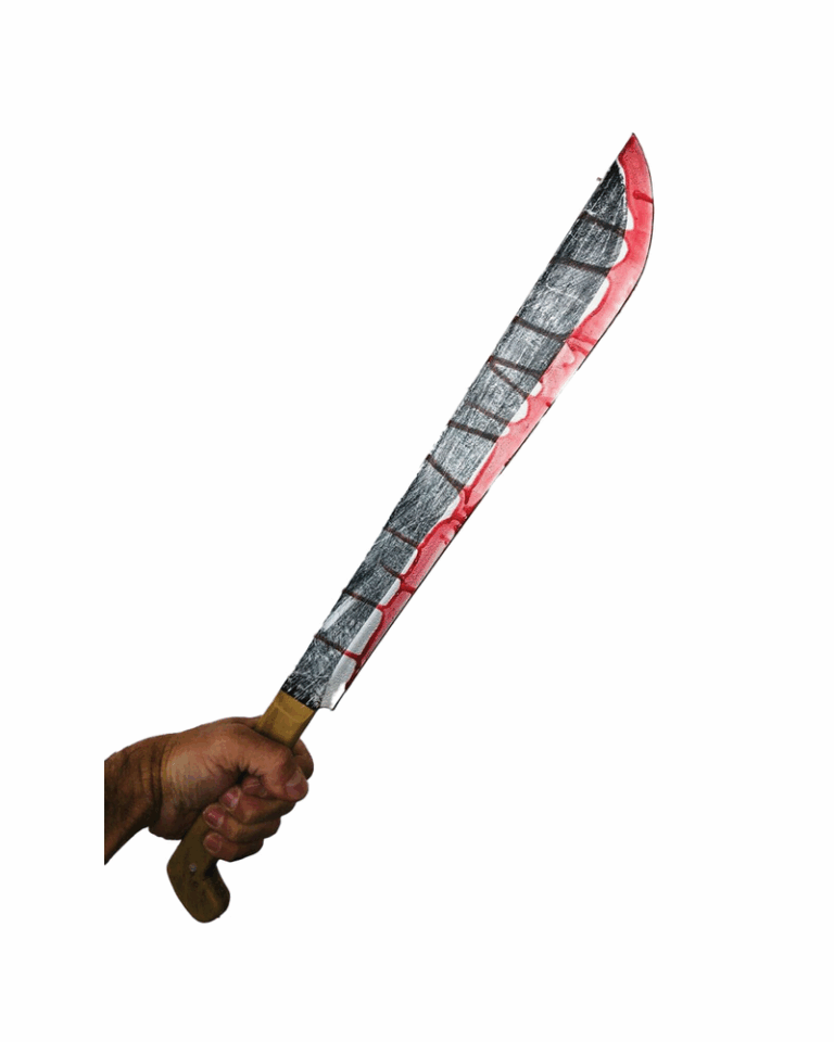 Bloody Machete Foam Weapon - Movie Prop/Halloween Accessory