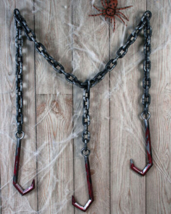 Halloween Metal Chain with Decorative Hooks