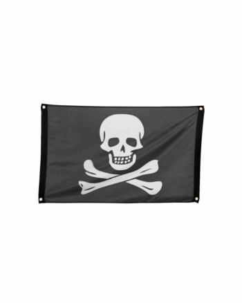 Jolly Roger Pirate Flag with Skull & Crossbones (90x60cm)