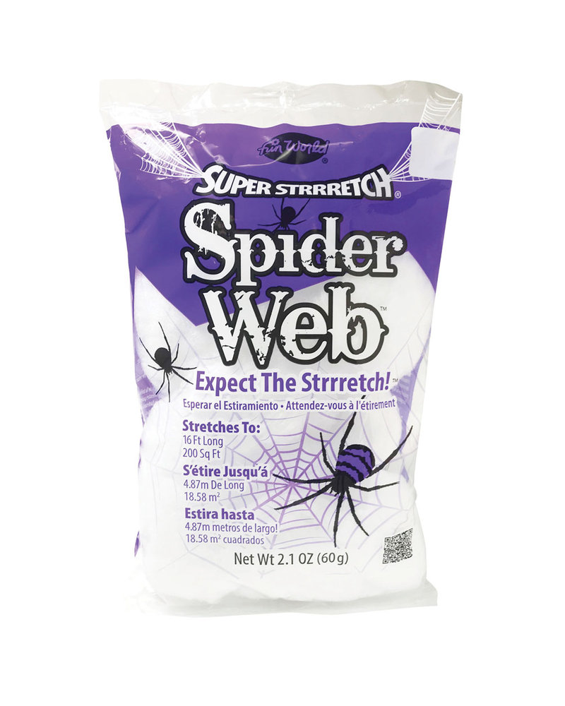 Super Stretch White Spider Web