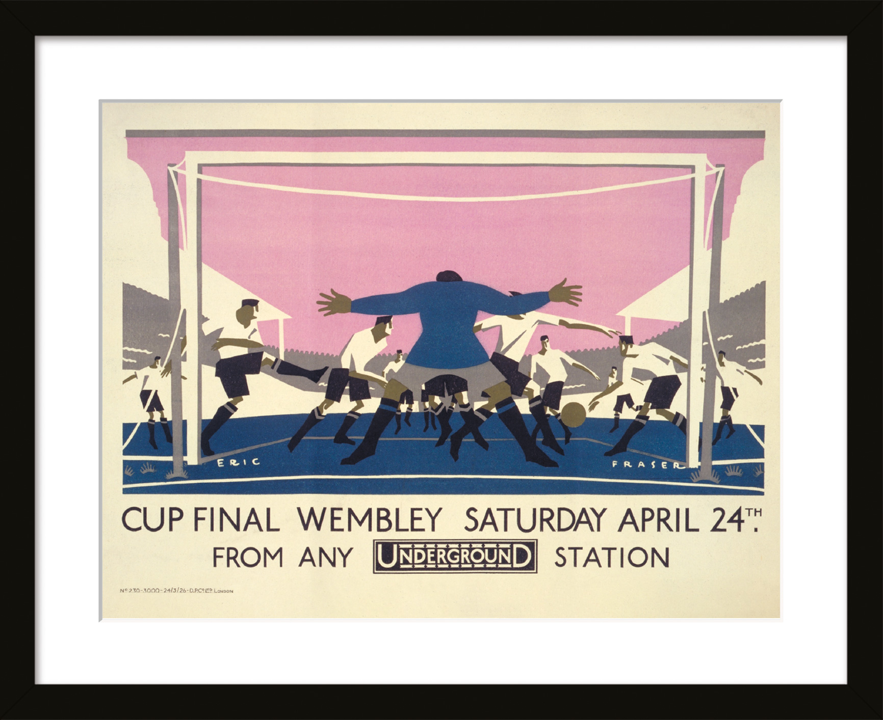 Brand New Eric Fraser Cup Final Framed Print