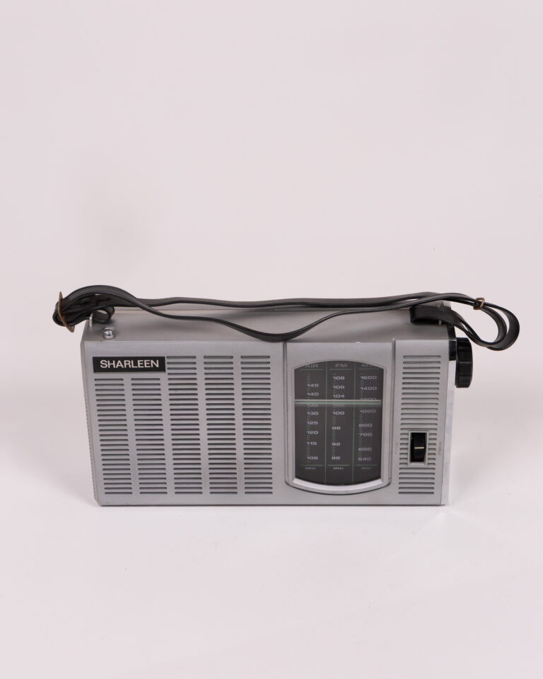 Sharleen Metal Radio with Leather Strap