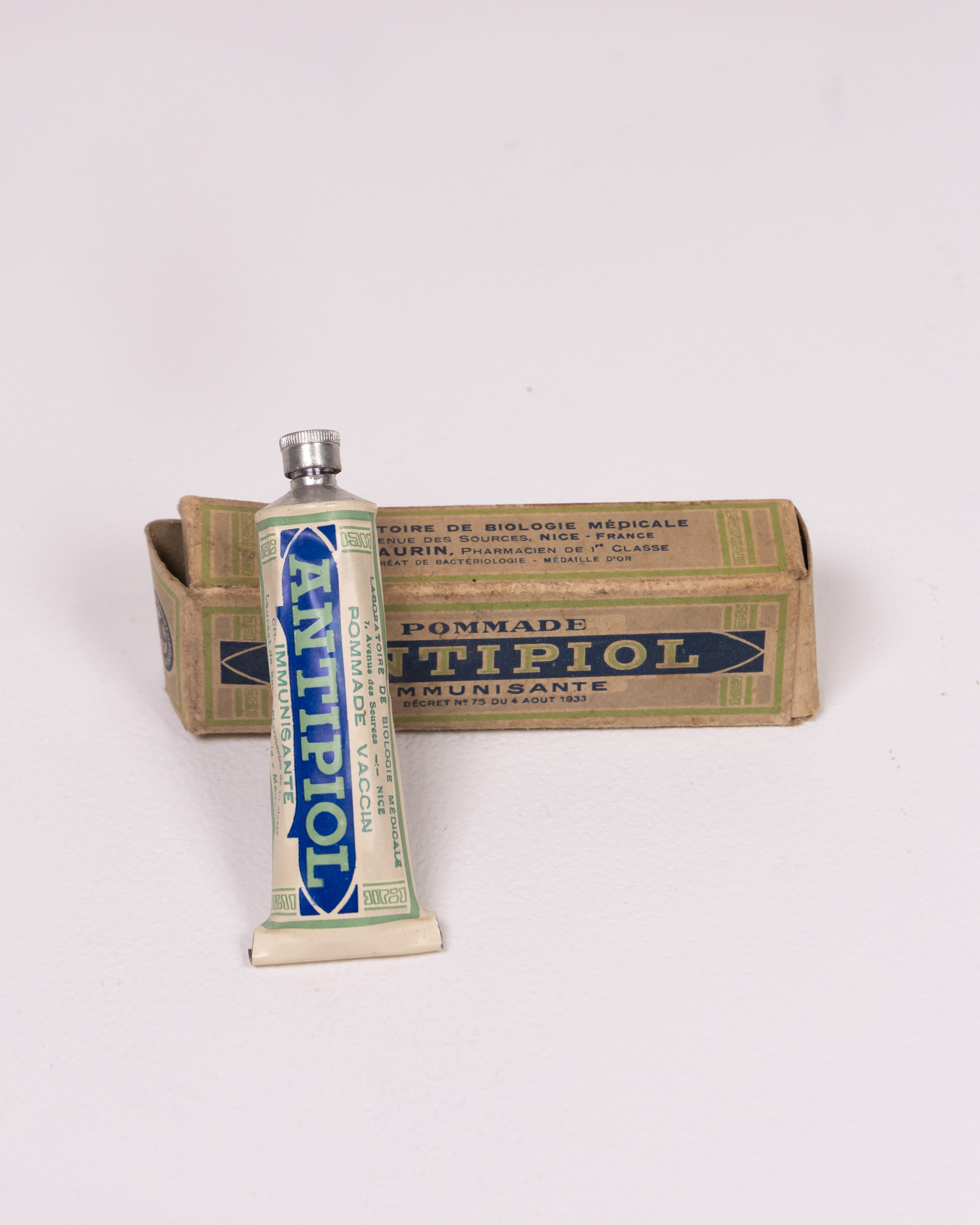 Vintage AntiPiol Medical Ointment with Original Box