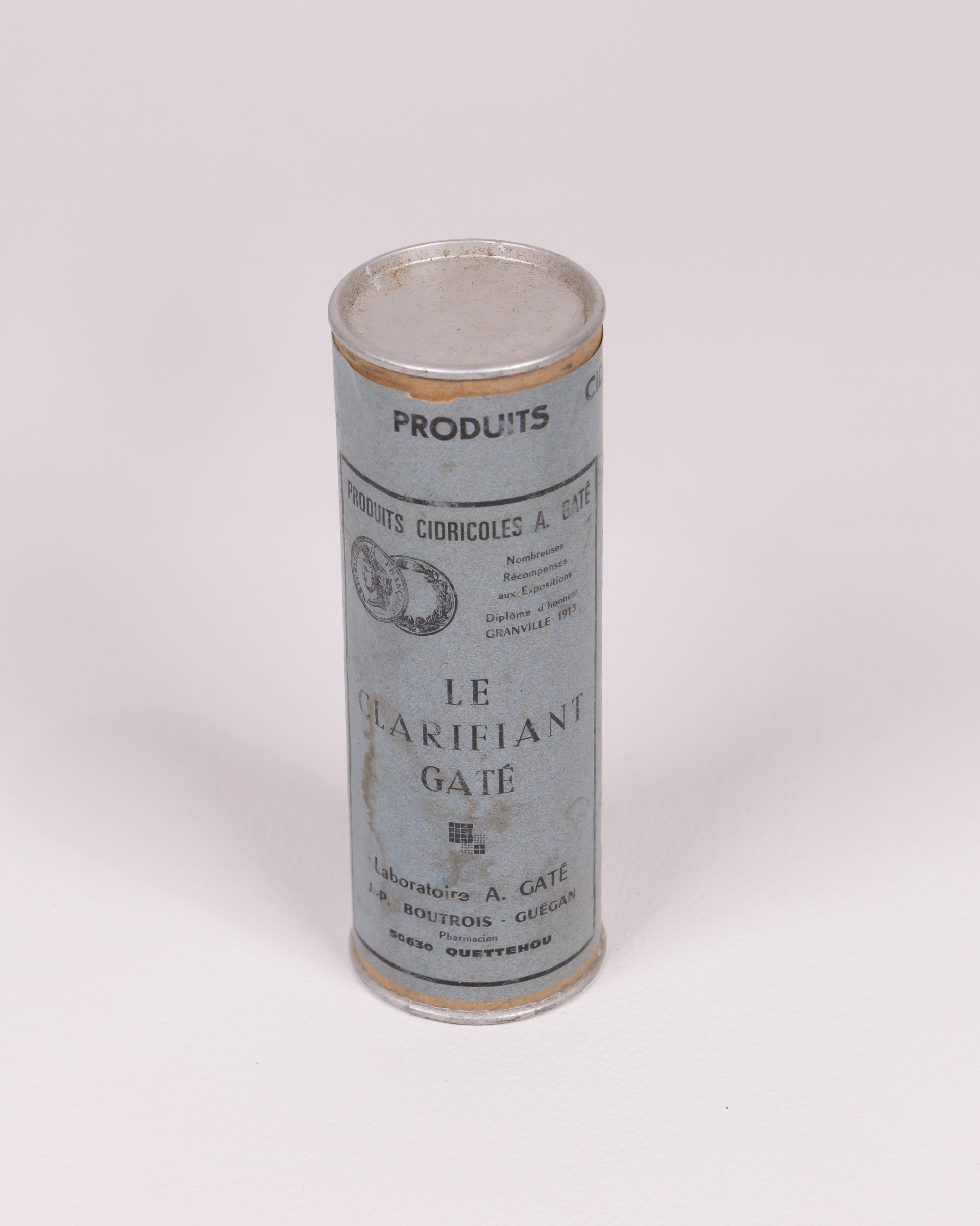 Vintage Clarifiant Gate Metal Tin Container