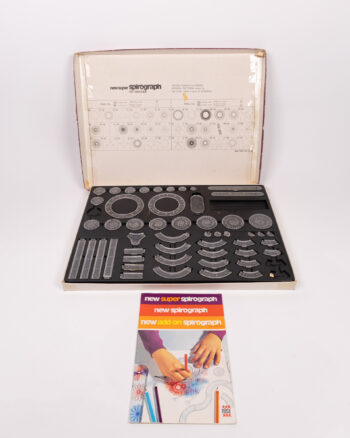 Alternative view of Vintage New Super Spirograph Set with Original Box