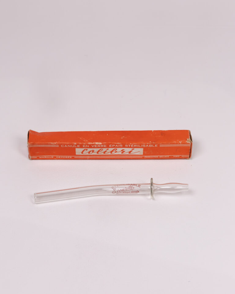 Vintage Colibri Glass Enema Syringe with Original Box