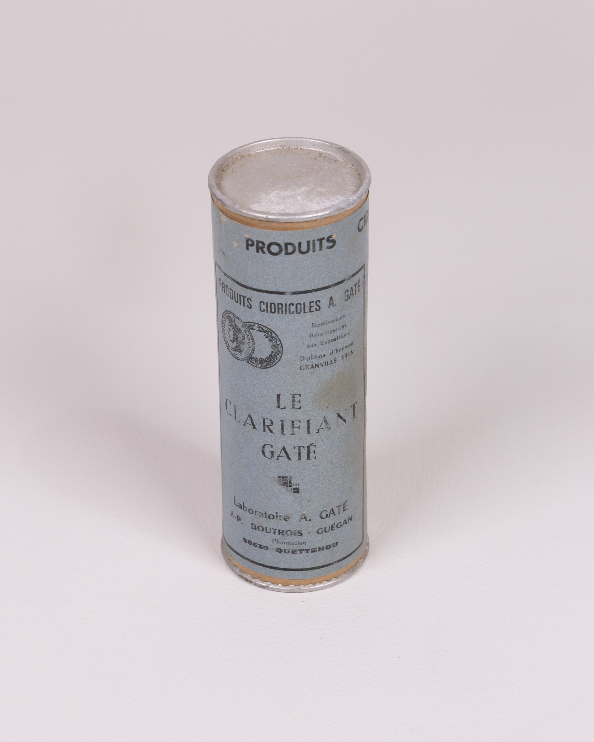 Vintage ‘Le Clarifiant Gate’ Metal Can with French Label