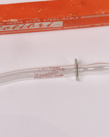 Vintage Colibri Glass Enema Syringe with Original Box