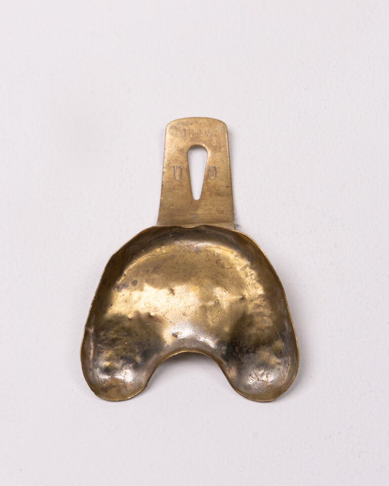 Antique Brass Ehricke-Löffler Dental Impression Tray