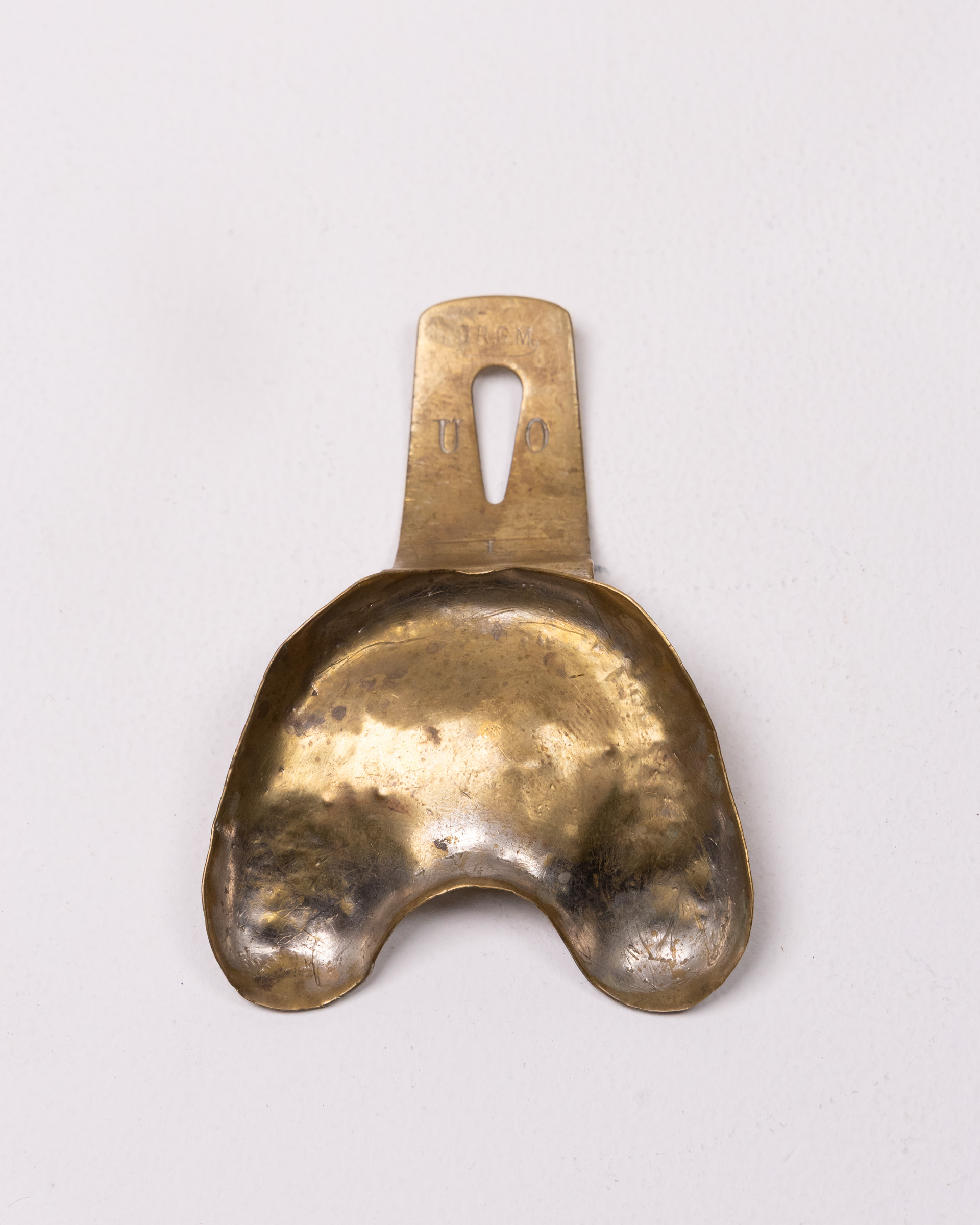 Antique Brass Ehricke-Löffler Dental Impression Tray