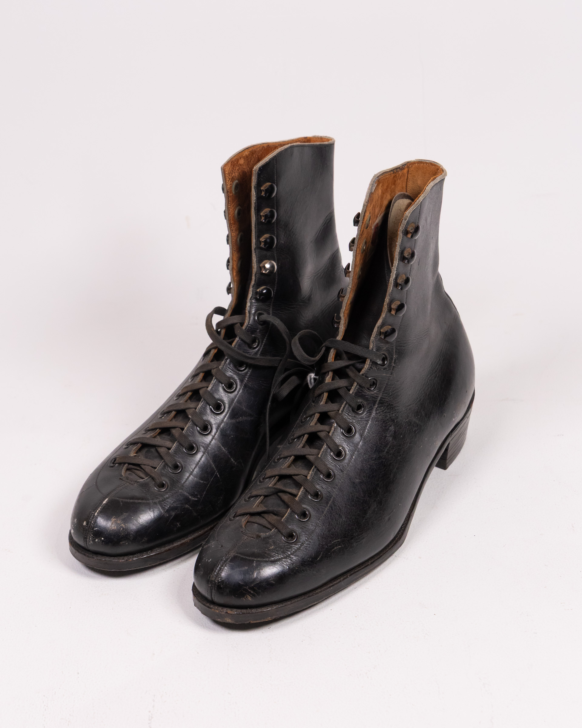 Vintage Fagan Leather boot Lace Up Design