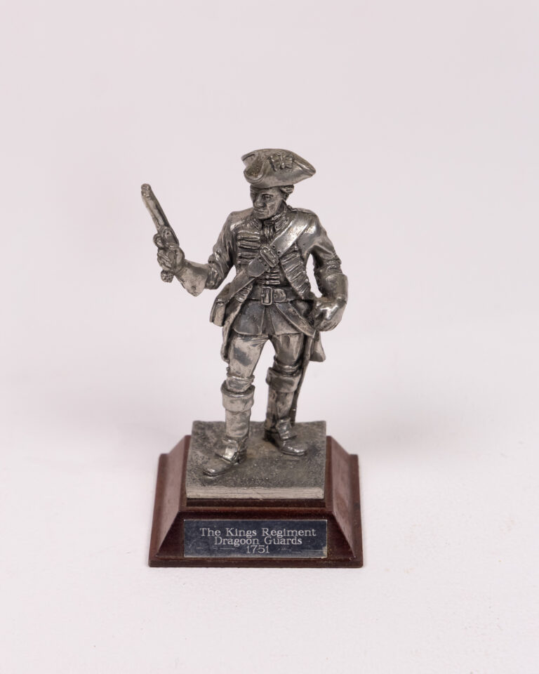 Pewter King's Regiment Dragoon Guards Figurine