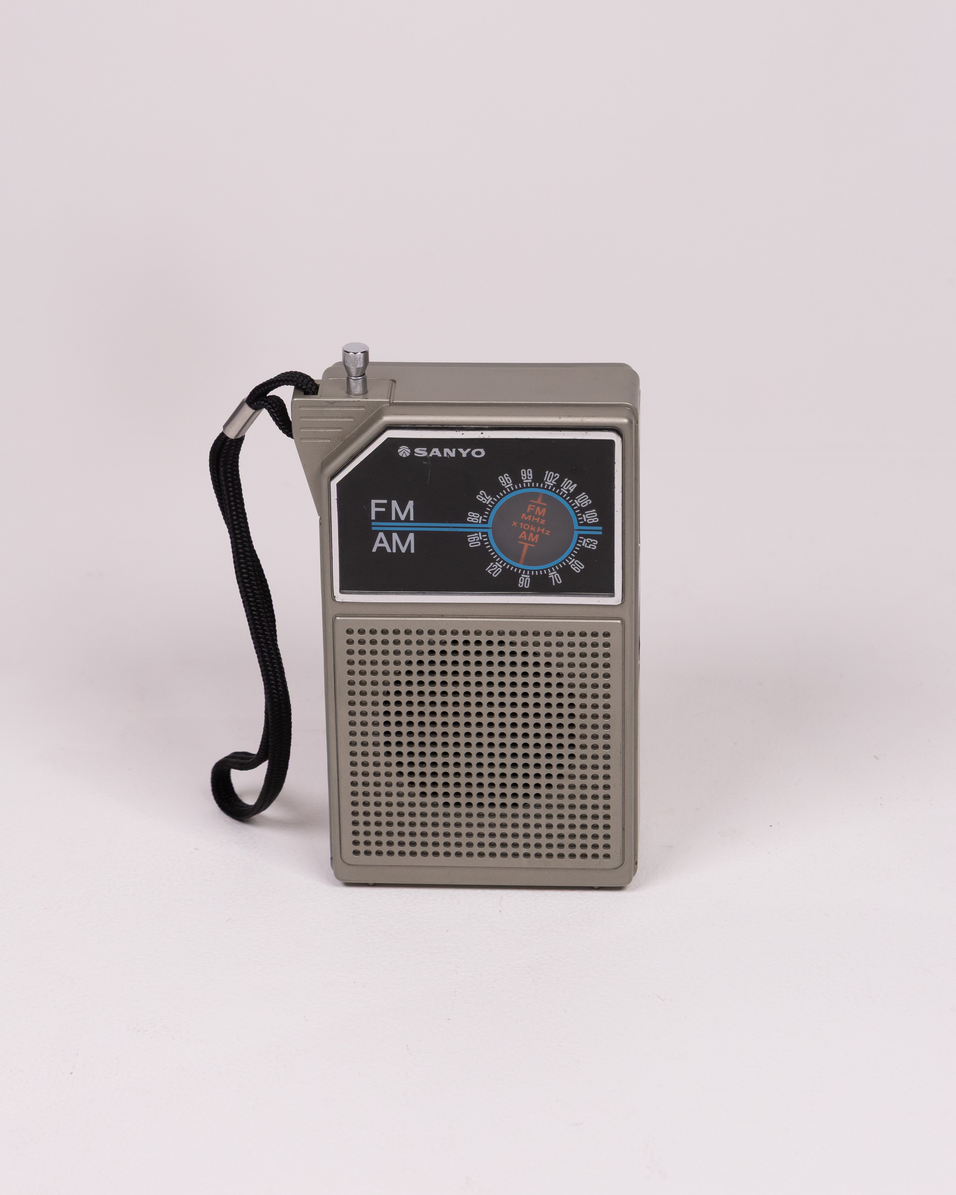 Vintage Sanyo Radio with Black Strap