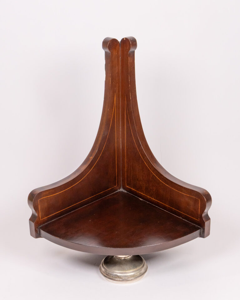 Vintage Wood Corner Wall Shelf