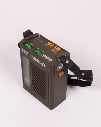 Vintage ITT Combat Radio with Carry Strap