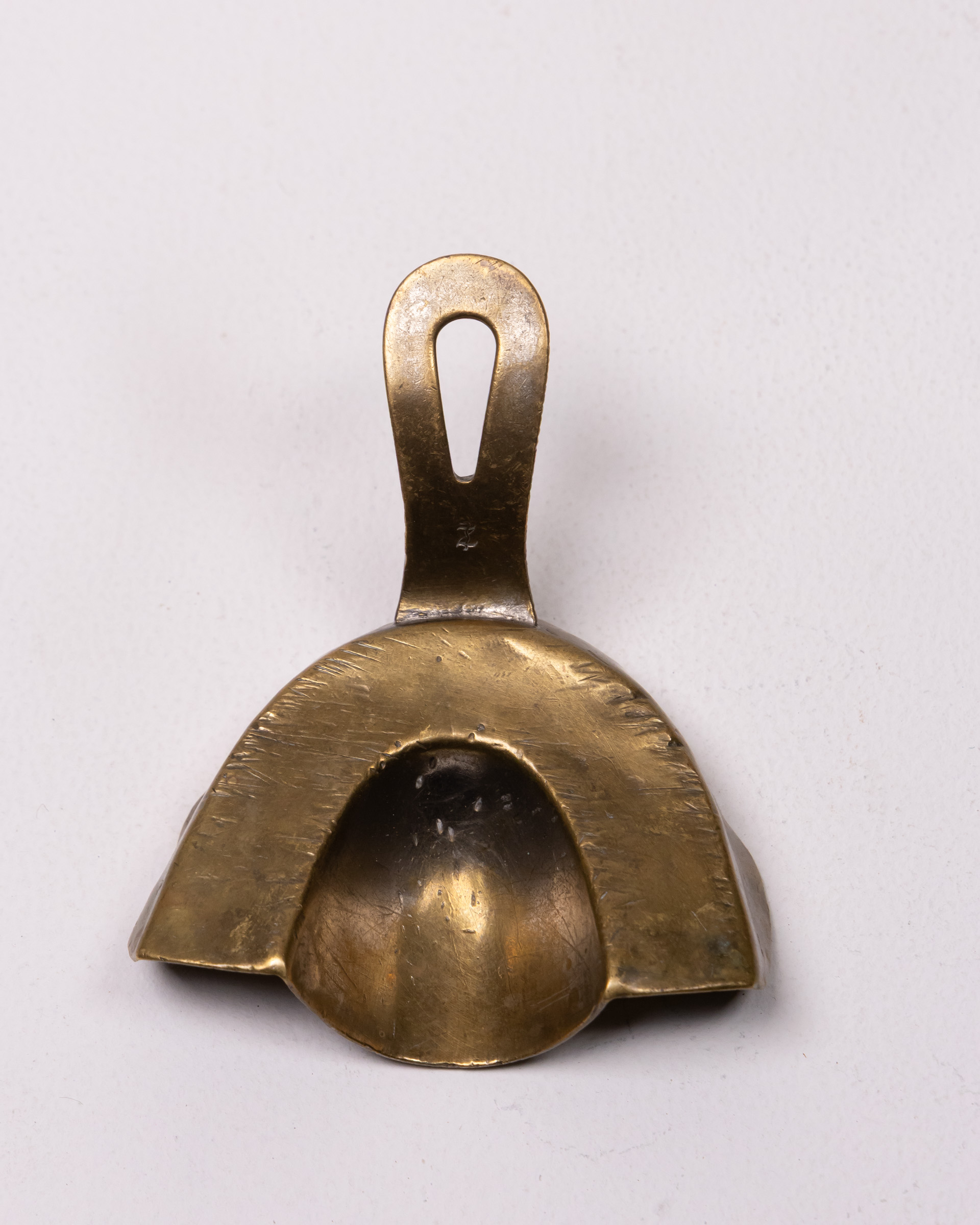 Antique Brass Dental Impression Tray, Germany