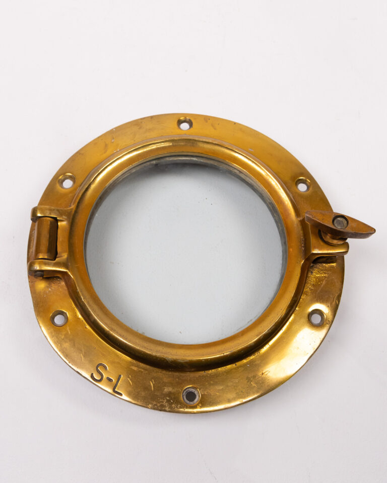 Vintage Brass Porthole with Glass