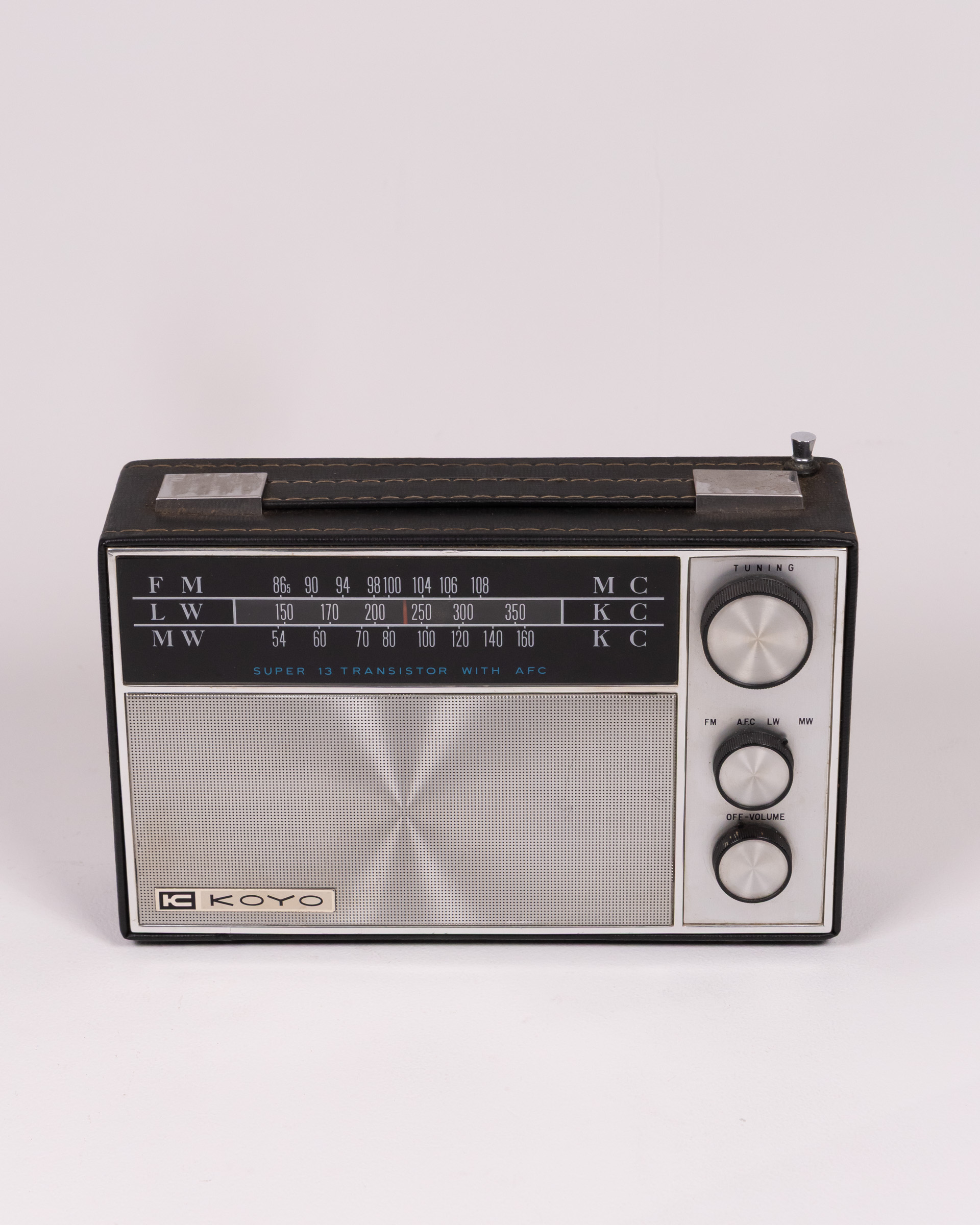 Vintage Koyo Transistor Radio with Carry Handle