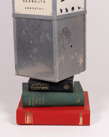 Vintage Clement Clarke Eye Test Lamp with Light