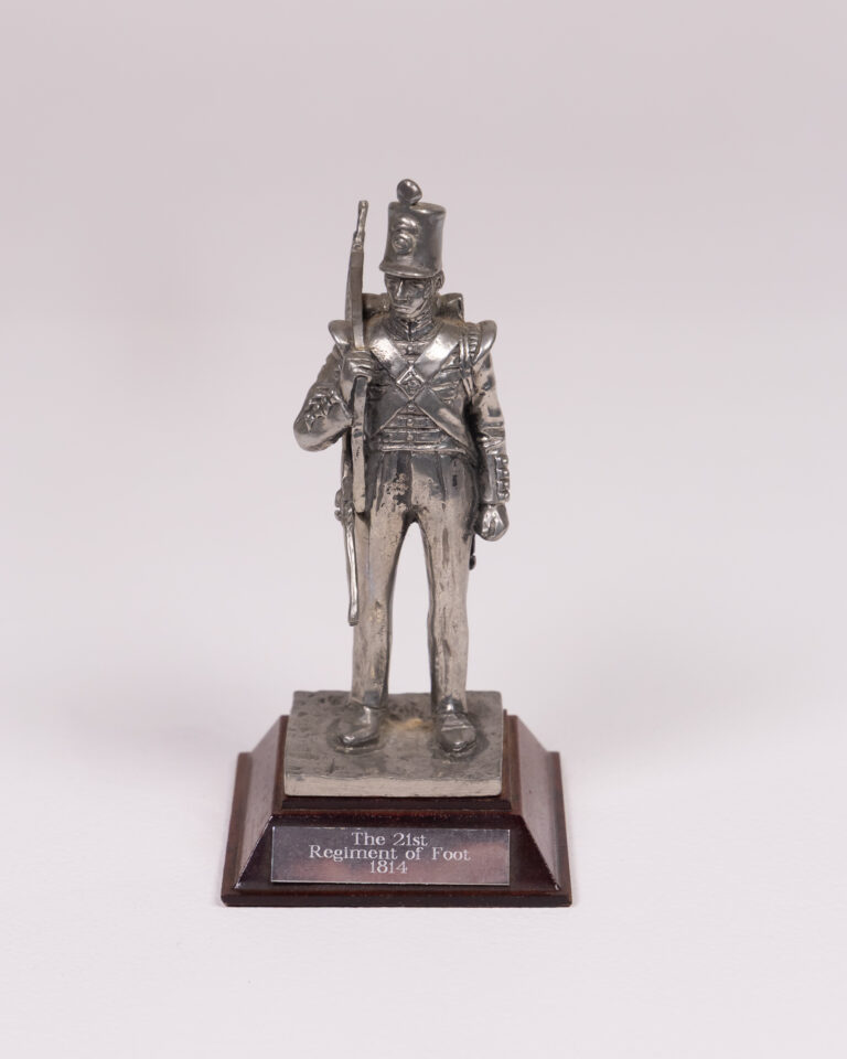 Pewter 21st Regiment of Foot 1814 Military Figure
