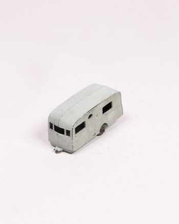 Vintage Metal Toy Caravan with Tow Bar