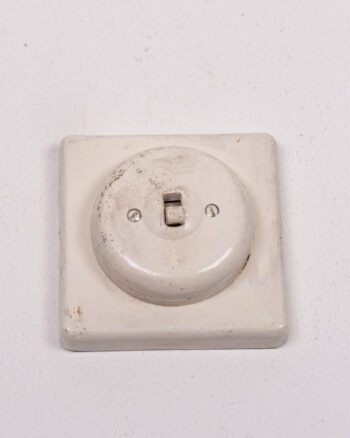 Vintage Rolls Bakelite Light Switch with Metal Screws