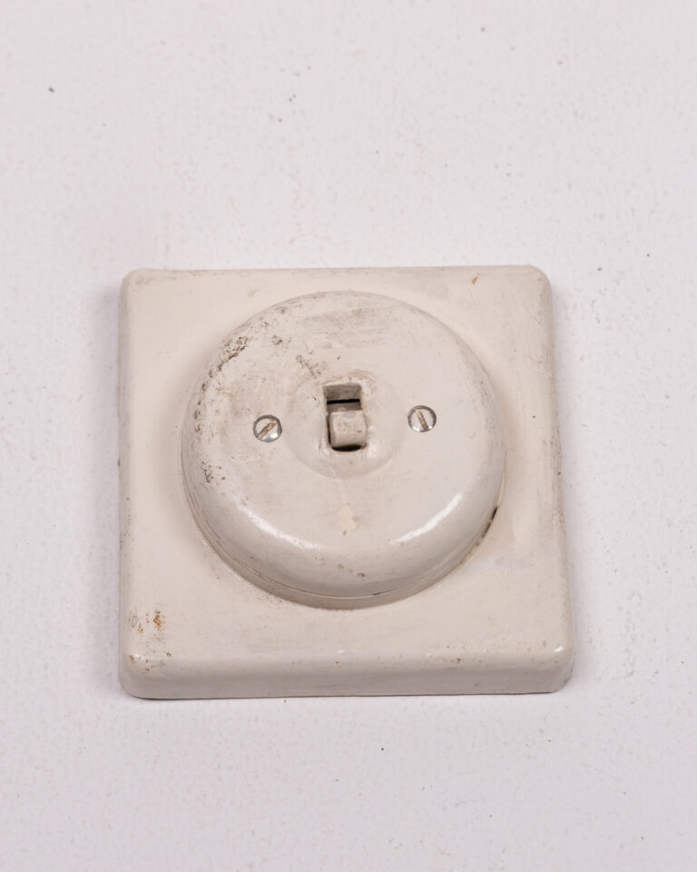 Vintage Rolls Bakelite Light Switch with Metal Screws
