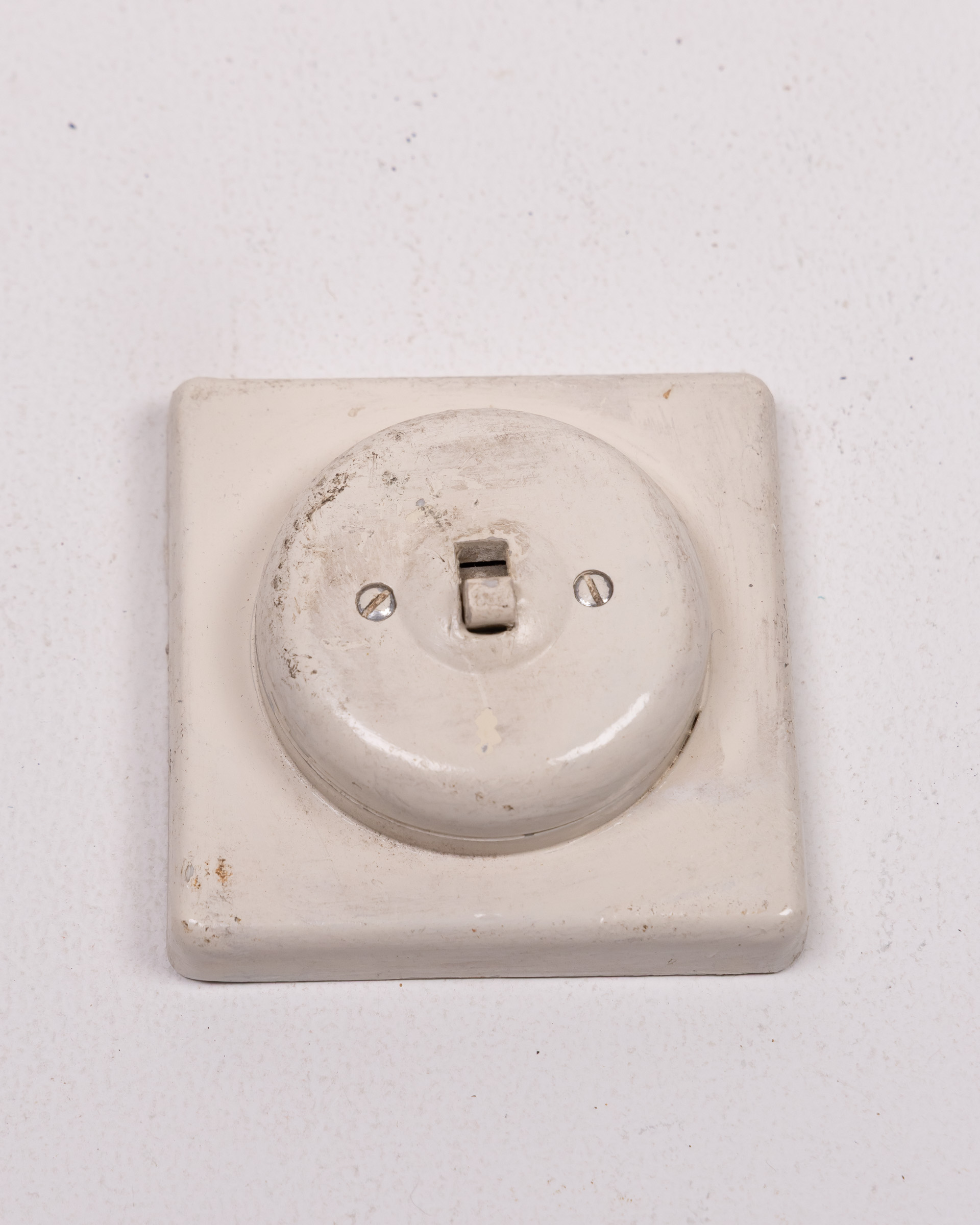 Vintage Rolls Bakelite Light Switch with Metal Screws