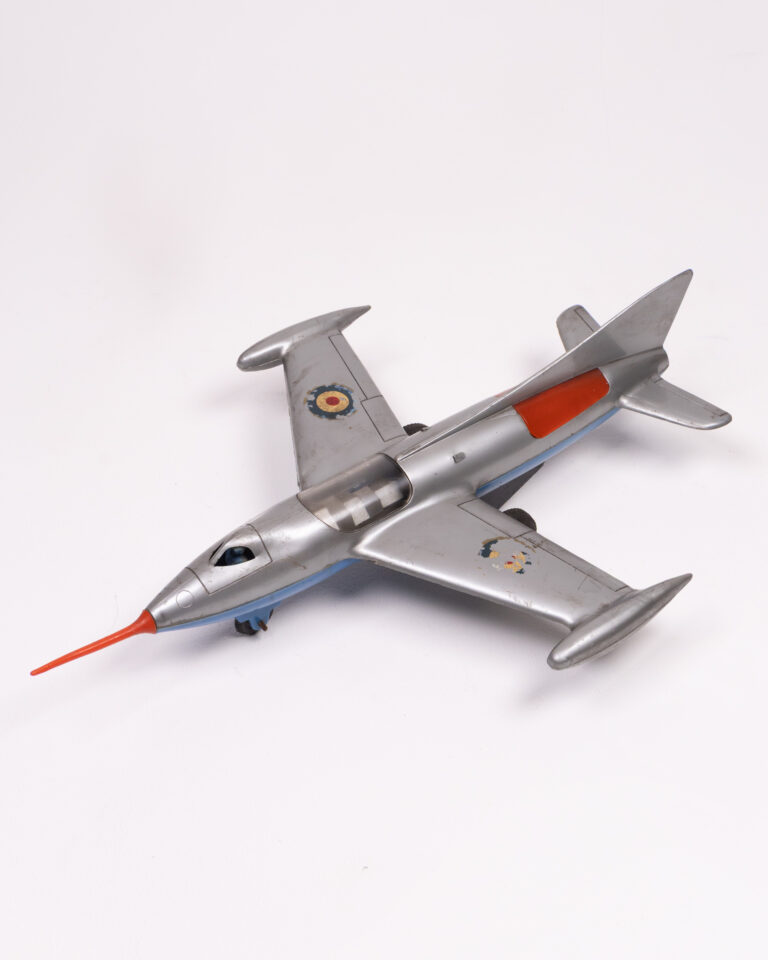 Vintage Marx plastic Toy Aeroplane with Red Nose