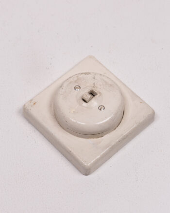 Vintage Rolls Bakelite Light Switch with Metal Screws