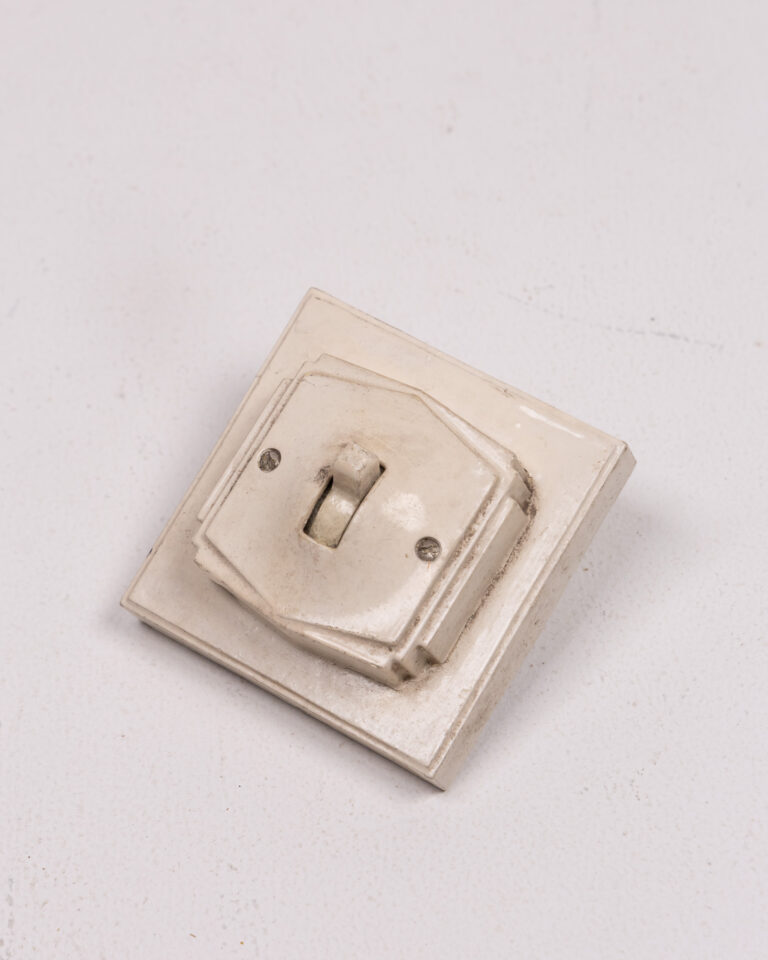Vintage art Decco Tenby Pilot Plastic Light Switch with Art Deco Design