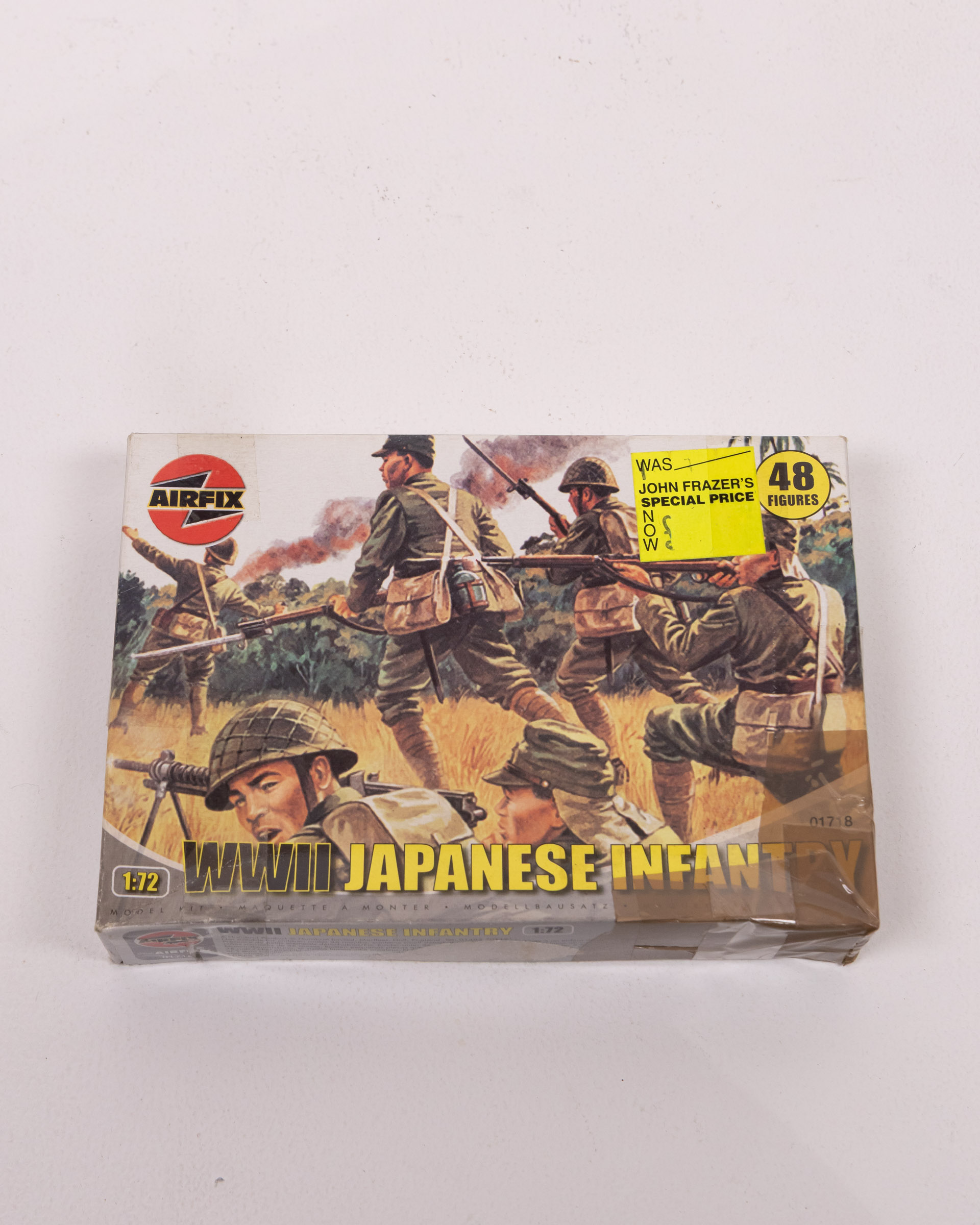 Vintage Airfix WWII Japanese Infantry Model Kit with Figures