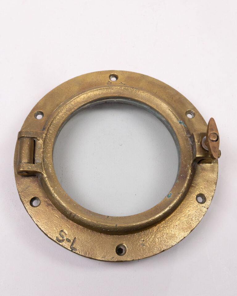 Vintage Brass Porthole with Glass