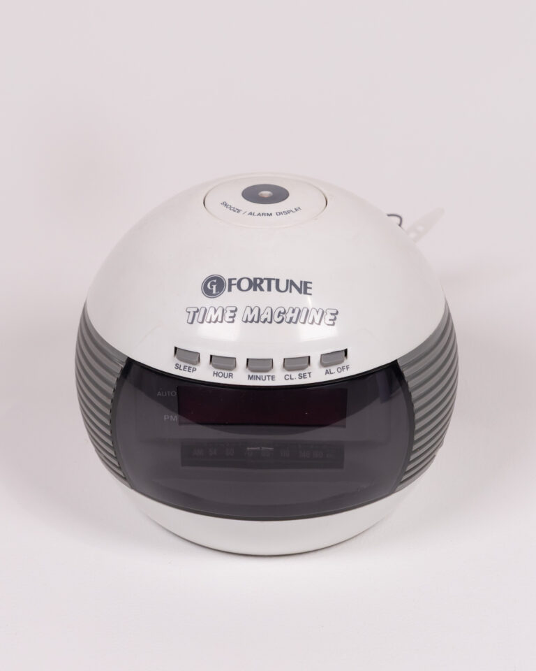 Fortune Time Machine Plastic Radio Alarm Clock