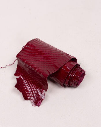 Red Reptile Skin for Craft Projects