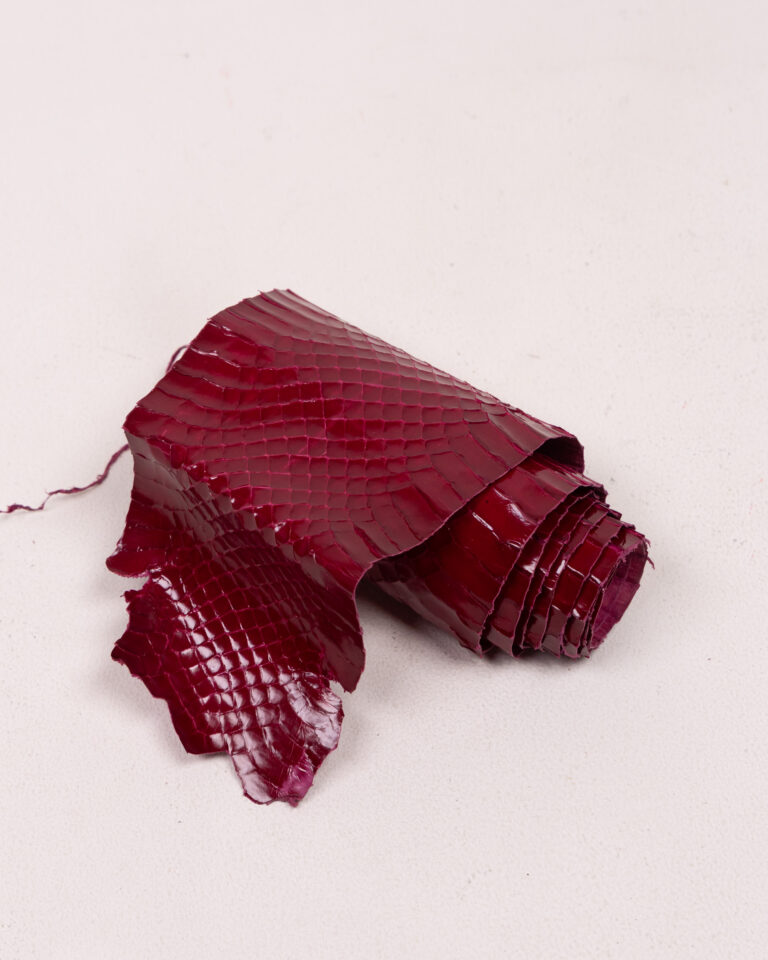 Red Reptile Skin for Craft Projects