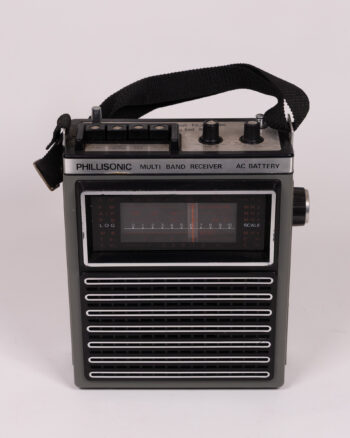 Vintage Phillisonic Multi Band Radio Receiver with Strap