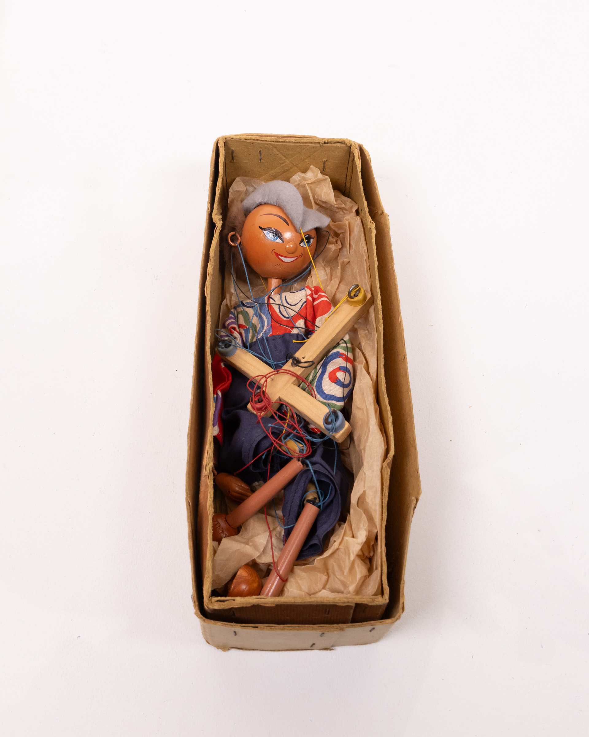 Vintage Pelham Puppets Ltd. Dancing Cowboy Puppet in Box