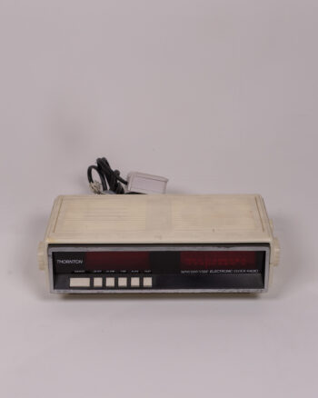 Vintage Thornton Plastic Clock Radio with Digital Display