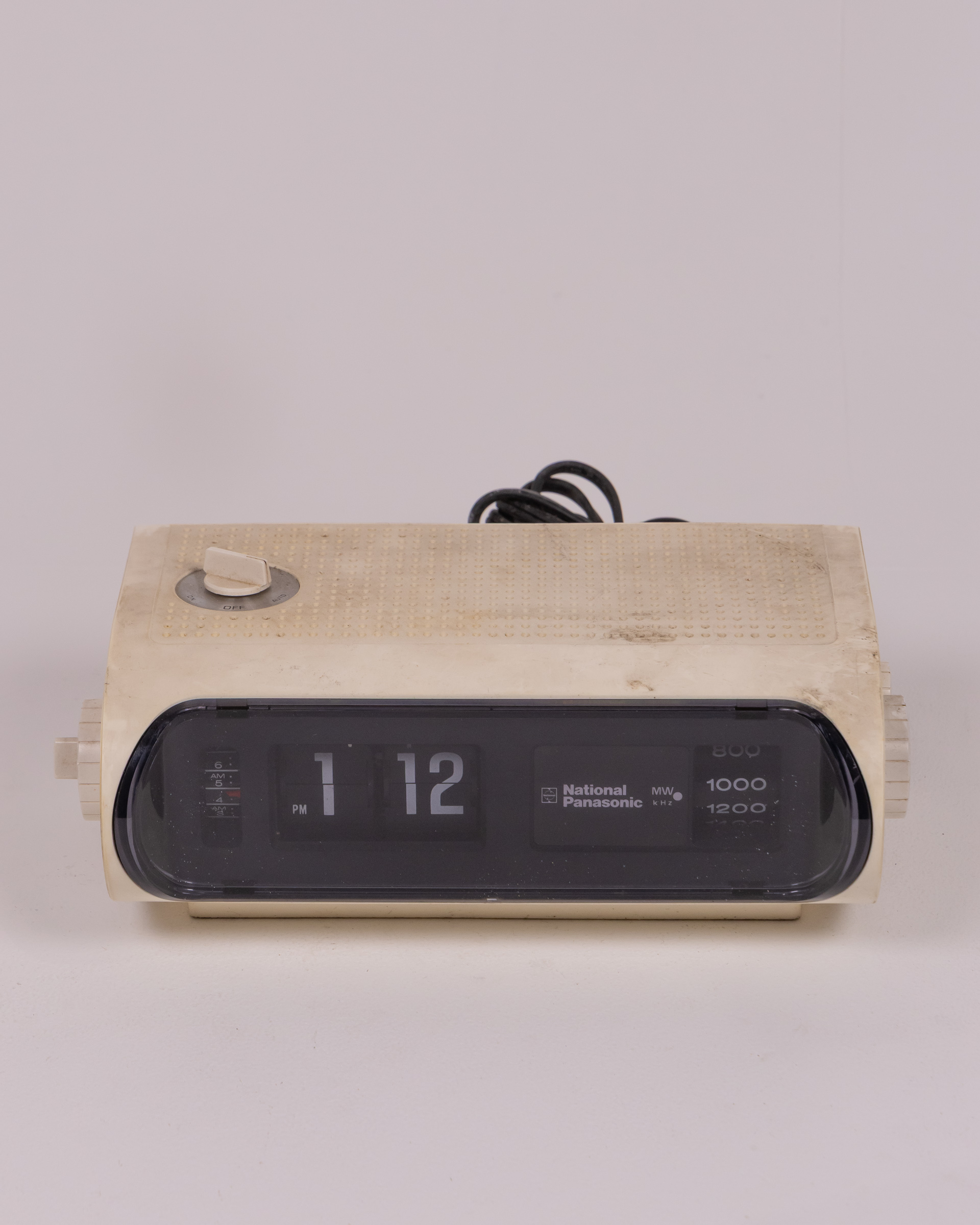 National Panasonic Clock Radio with Flip Display