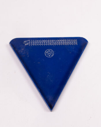 Vintage M&B Plastic Tablet Calculation Tray with Rows