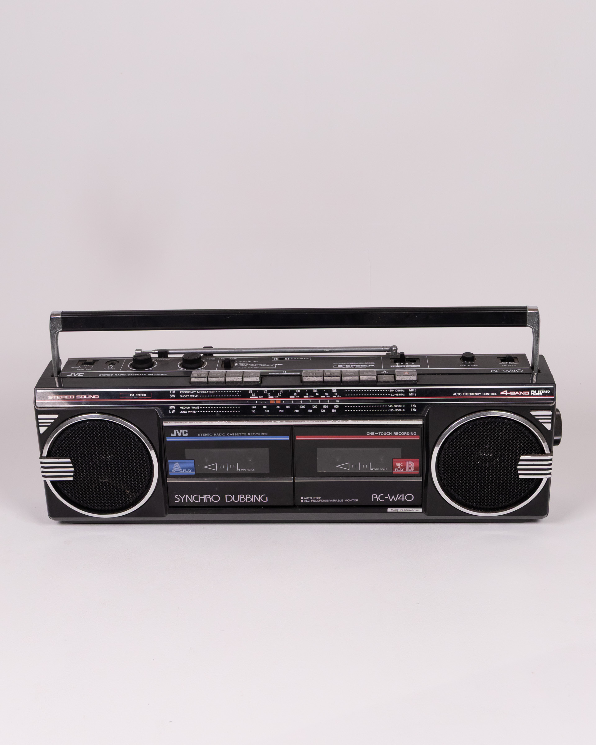 JVC RC-W40 Stereo System with Synchro Dubbing